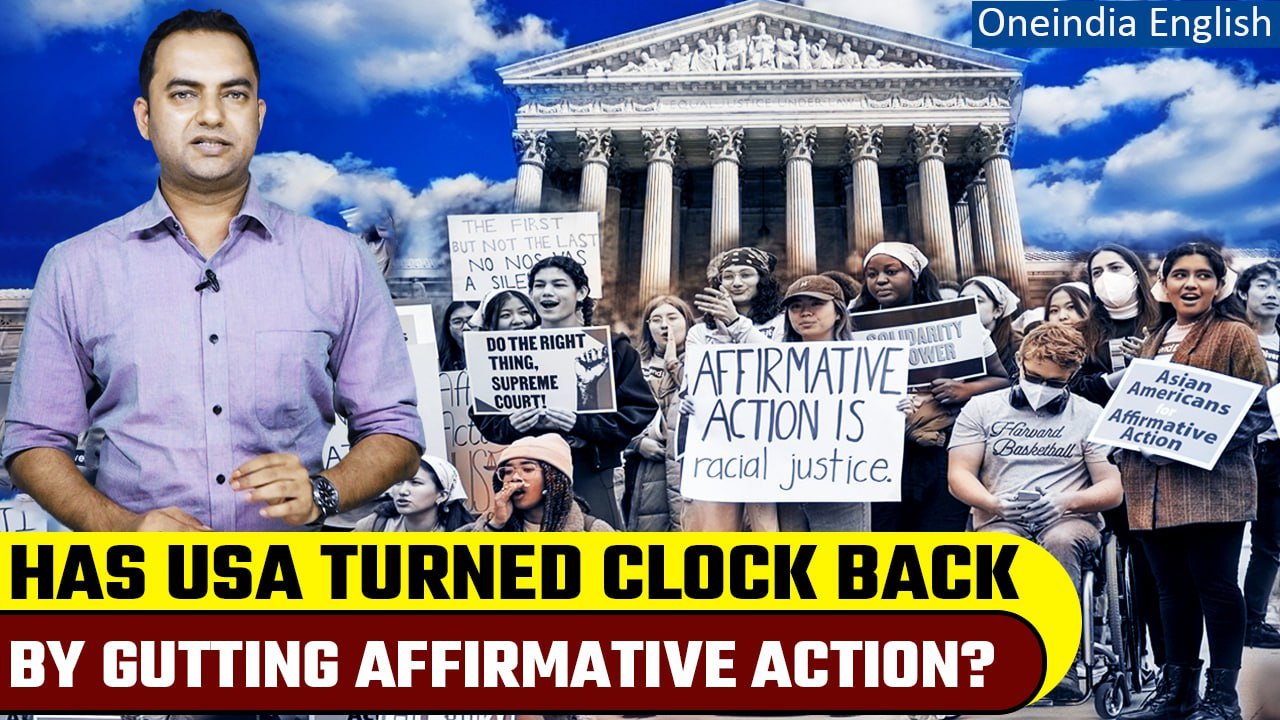 US Supreme court junks affirmative action policy, ends race-based admissions | Oneindia News