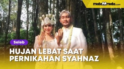 Hujan di Pernikahan Syahnaz Sadiqah dan Jeje Govinda Pertanda Berkah atau Buruk?