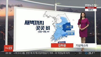 [생활날씨] 새벽까지 곳곳 호우…주말 다시 폭염