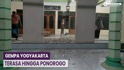 Gempa Yogyakarta Terasa hingga Ponorogo, Warung dan Atap Musala Roboh