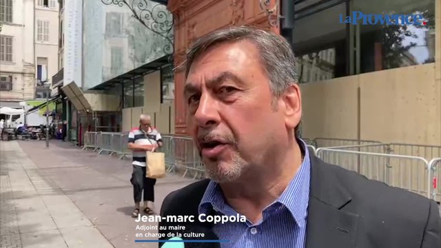 Jean-Marc Coppola, adjoint au maire en charge de la culture, s'exprime sur les dégâts qu'a subi la bibliothèque de l'Alcazar à Marseille