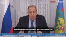 Lavrov: spetta a governi africani decidere su cooperazione Wagner