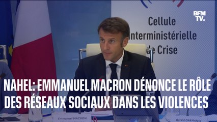 Download Video: Nuits d'émeutes: Emmanuel Macron dénonce le rôle des jeux vidéos et des réseaux sociaux