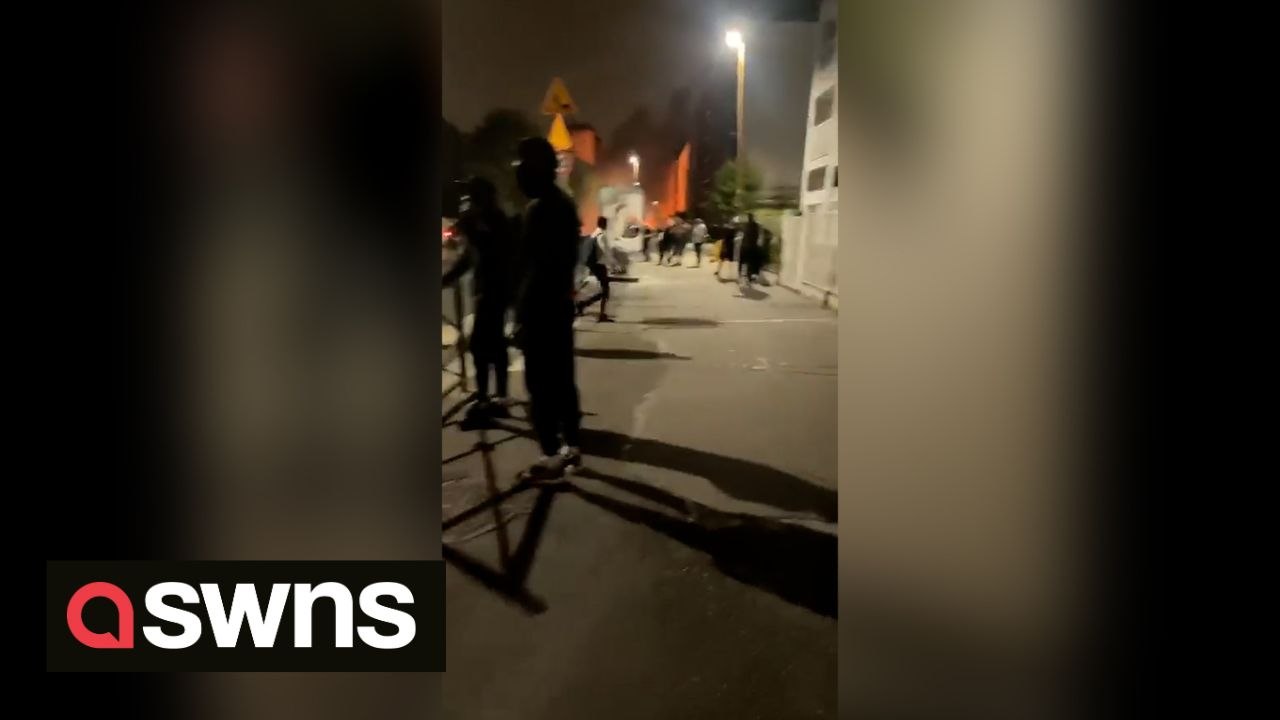 Shocking footage shows clashes in Paris suburb of Colombes, looting