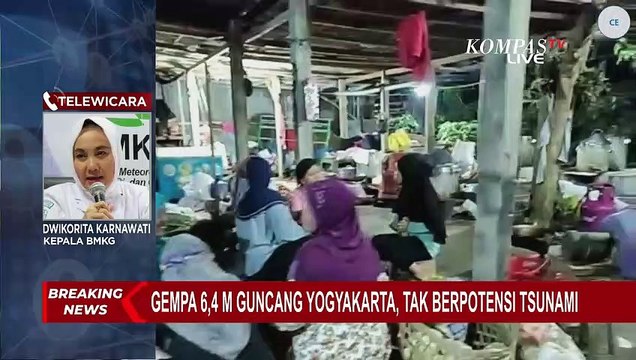 Gempa 6,4 M Tak Berpotensi Tsunami, BMKG Himbau Warga Waspada Guncangan Susulan