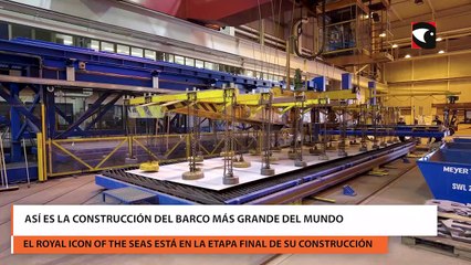 Así es la construcción del barco más grande del mundo