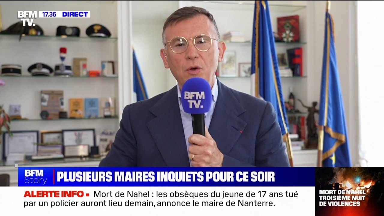 Émeutes: "Tout ce qui est fait dans ces quartiers est détruit en deux nuits par des petits prédateurs", pour Bruno Beschizza, maire (LR) d'Aulnay-sous-Bois