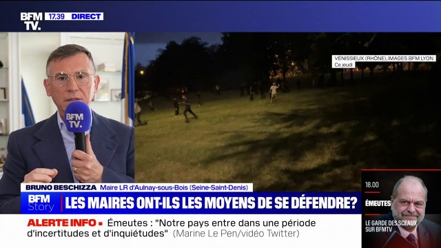 Émeutes: C'est à l'État de prendre ses responsabilités , estime Bruno Beschizza, maire LR d'Aulnay-sous-Bois (Seine-Saint-Denis)