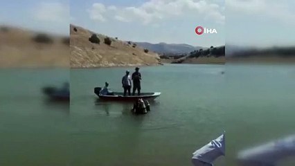 Serinlemek için girdiği baraj gölünde canından oldu
