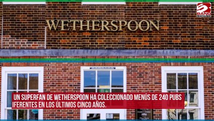 Un superfan de Wetherspoon colecciona más de 240 menús