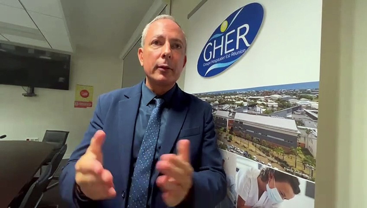 Lionel Calenge, DG du chu de la Réunion et du GHER, s’exprime sur les ...