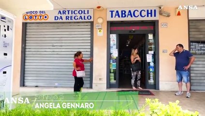 Download Video: Roma, tabaccaio reagisce a una rapina e spara ma il colpo riesce