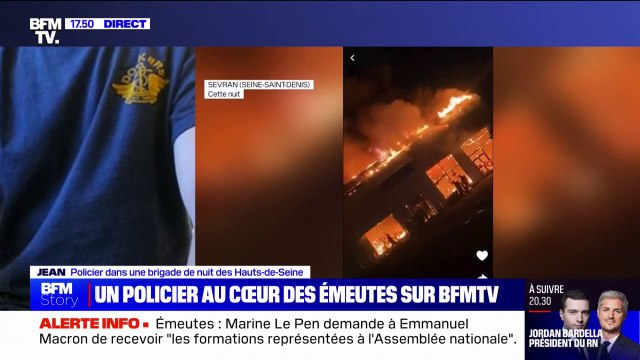 Émeutes: C'était vraiment une zone de guerre , le témoignage d'un policier dans une brigade de nuit des Hauts-de-Seine