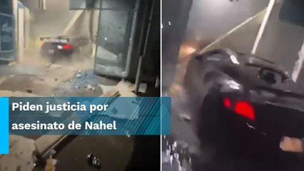 Estrellan lujoso carro deportivo durante protestas en Francia por muerte de joven
