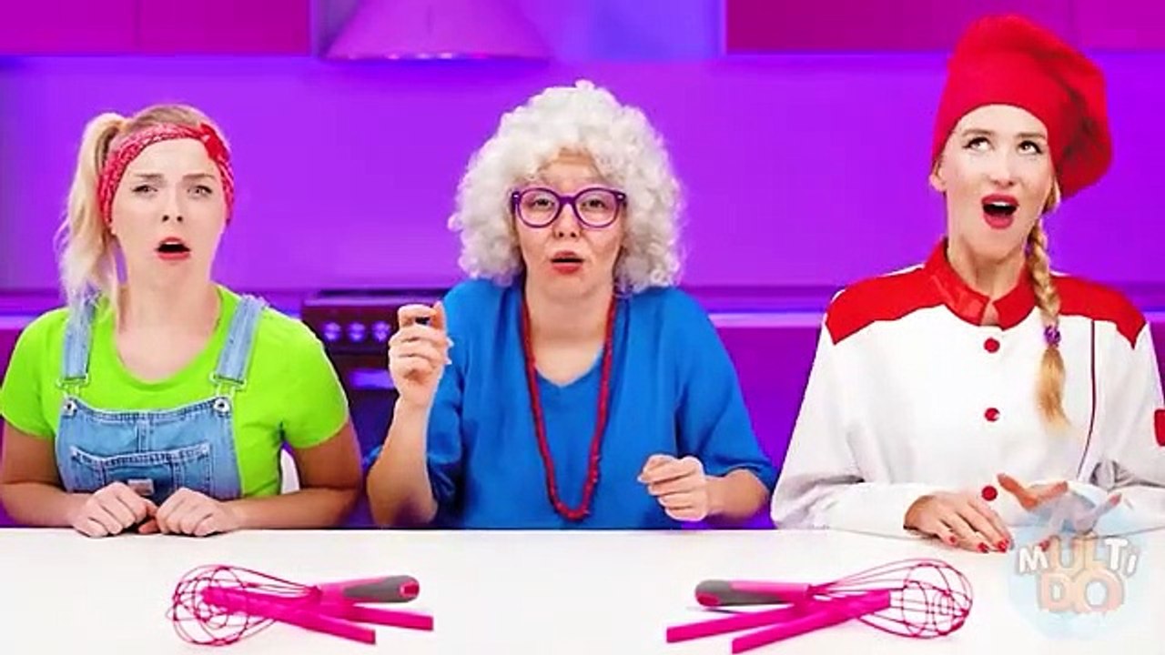 Ich vs Oma: Koch-Challenge | Einfache Geheime Hacks und Gadgets von Multi DO Challenge