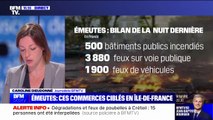 Émeutes: 500 bâtiments publics incendiés et 1900 feux de véhicules recensés en France la nuit dernière