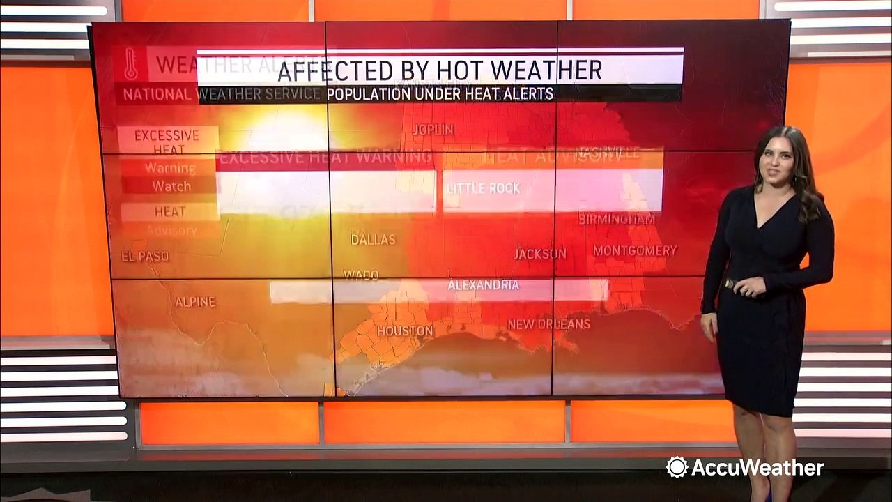 Heat shifts to Gulf Coast, Southeast this weekend