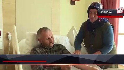 Erzurum'da kanser hastasına kol derisinden dudak yapıldı