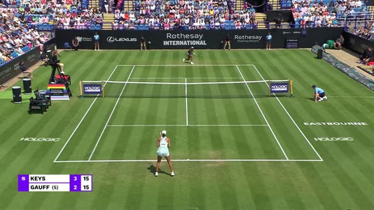 Highlights: keys deklassiert gauff im halbfinale