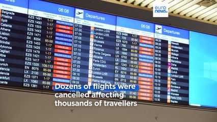 Staff at Geneva airport go on strike for the first time in its history