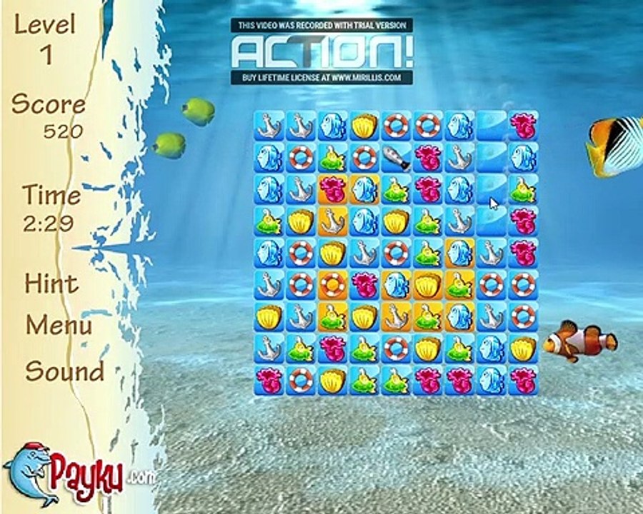Sea Elements Level 1 gameplay