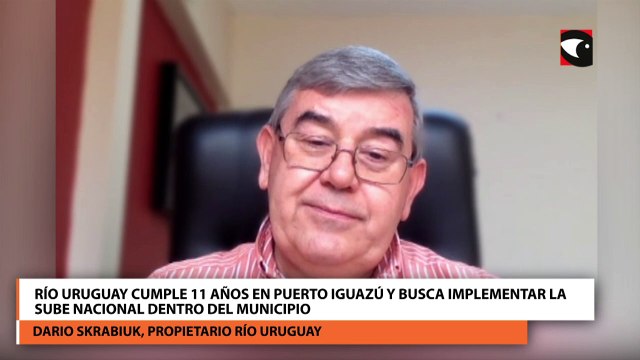 Río Uruguay cumple 11 años en Puerto Iguazú y busca implementar la Sube nacional dentro del municipio