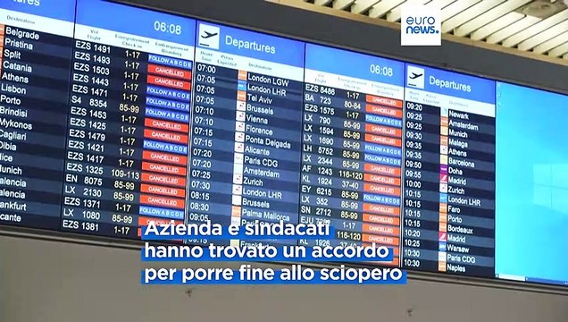 Fine dello sciopero all'aeroporto di Ginevra: raggiunto accordo tra azienda e sindacati