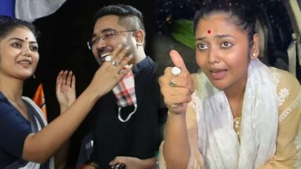 প্রায় ১১ঘন্টা ইডির জিজ্ঞাসাবাদের পর সিজিও কমপ্লেক্স থেকে বেরোলেন সায়নী ঘোষ