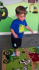 Boy Loves His New Tractor-Themed Bedroom
