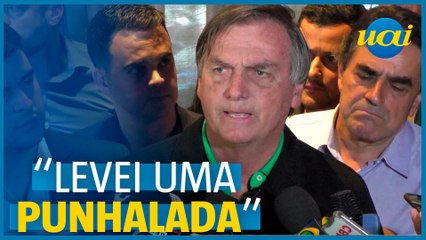 Inelegível, Bolsonaro diz que levou ‘punhalada’
