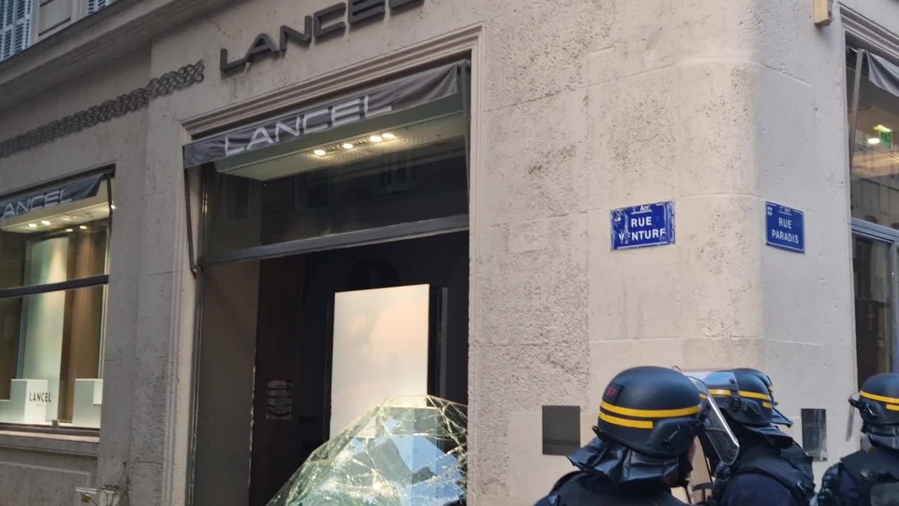 Marseille : la boutique Lancel a été dévalisée