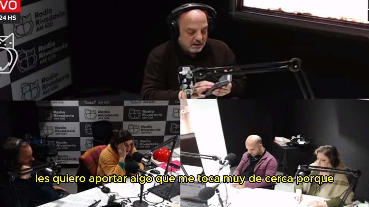 BABY ETCHECOPAR Y EQUIPO TERMINANDO LA SEMANA CON LA LOCUTORA NUEVA XD