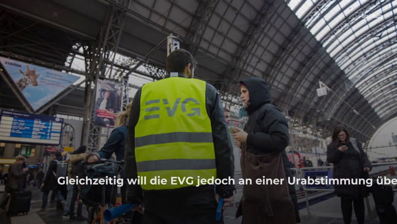 Tarifverhandlungen mit Bahn: EVG bereit für Schlichtung