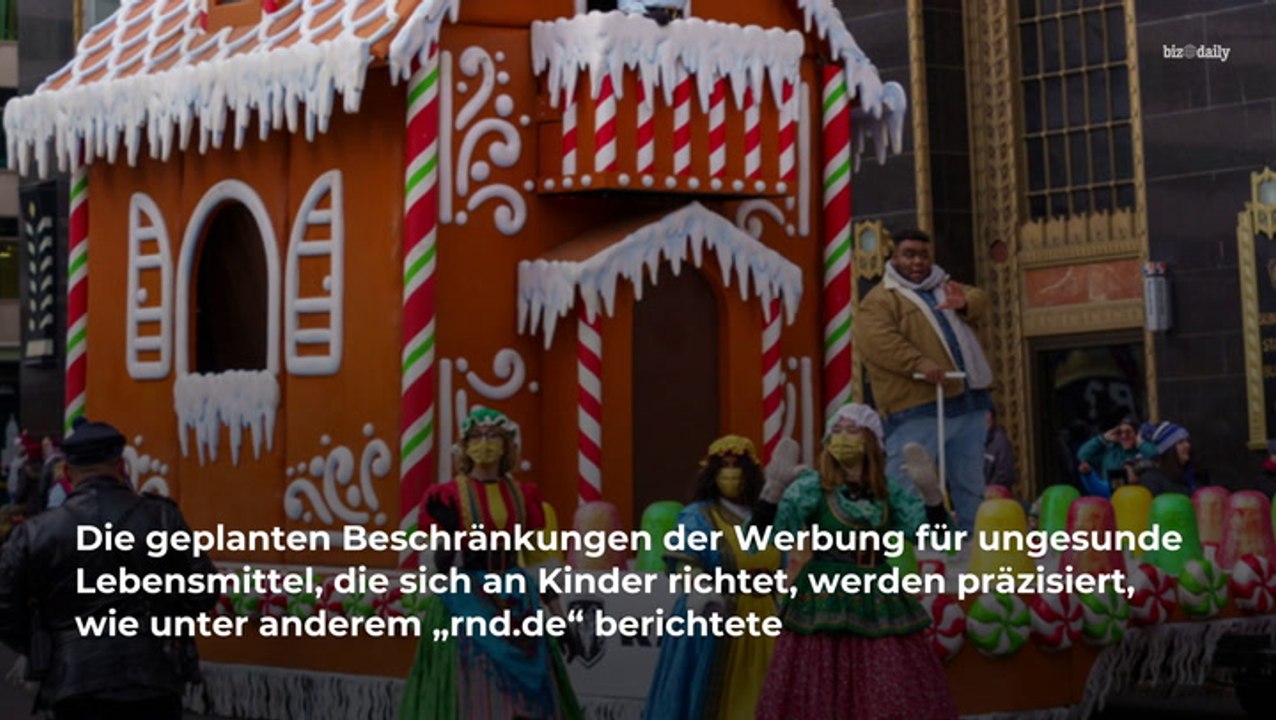 Werbeverbot für Süßigkeiten beschränkt: Das sind die Pläne