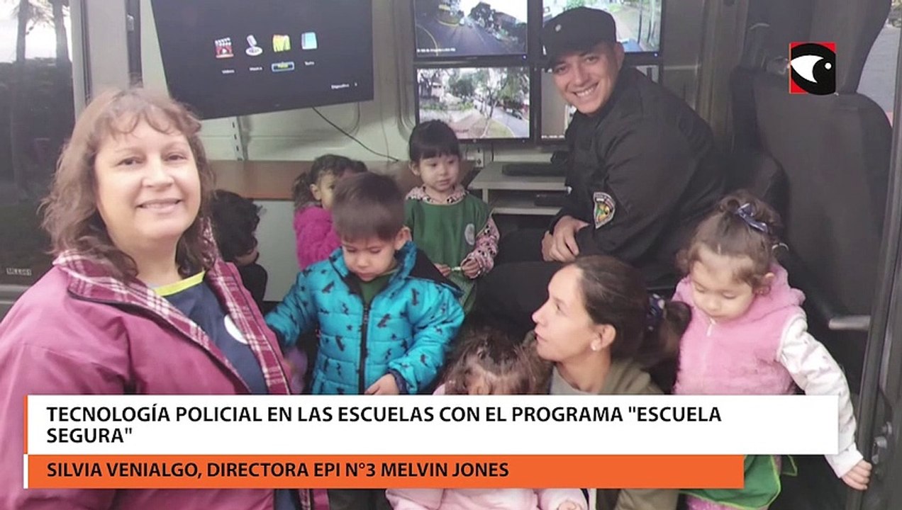 Tecnología policial en las escuelas con el programa "Escuela segura"