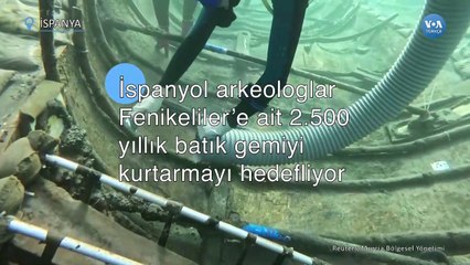 İspanyol arkeologlar Fenikeliler’e ait 2.500 yıllık batık gemiyi kurtarmayı hedefliyor