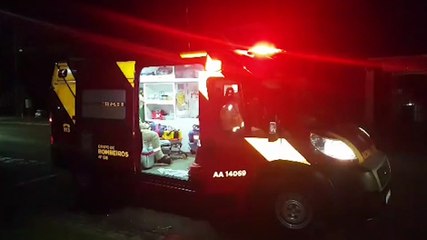 Acidente no Maria Luiza deixa motociclista ferido