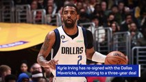 Breaking News - Kyrie Irving re-signs with Dallas Mavericks