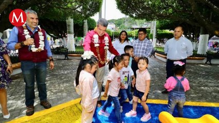 Rutilio Escadón inaugura la rehabilitación del Parque Público del Barrio Centro en Chiapas