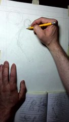 Penciling Page 127 in 1 Minute