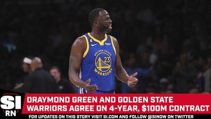 Draymond Green Re-Signs With Warriors on 4-Year, $100M Contract