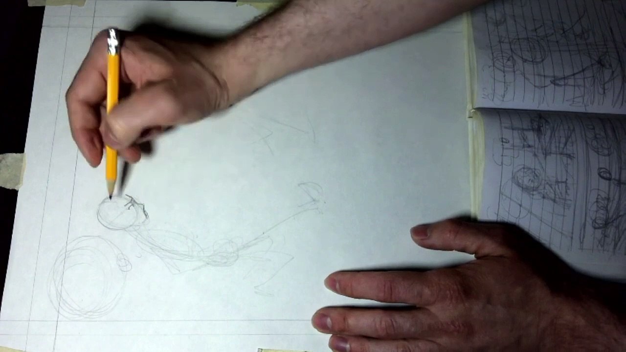 Comic Art Timelapse: Penciling Page 127