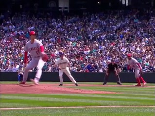 Shohei Ohtani's 6K over 6 innings against Mariners 2018/5/6, MLB, 大谷翔平 6回6奪三振 対マリナーズ 投手,