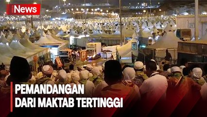 Hamparan Gemerlap Tenda di Mina dari Maktab Tertinggi Jemaah Indonesia