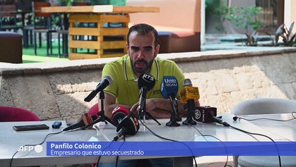 "Pensaba que mi vida se acababa", dice italiano secuestrado y liberado en Ecuador