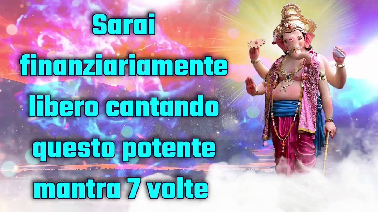 Sarai finanziariamente libero cantando questo potente mantra 7 volte