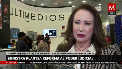 Yasmín Esquivel plantea una gran reforma estructural al Poder Judicial
