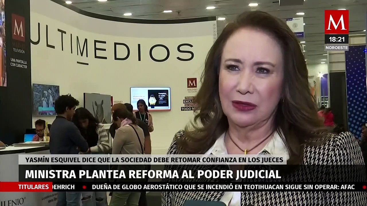Yasmín Esquivel plantea una gran reforma estructural al Poder Judicial