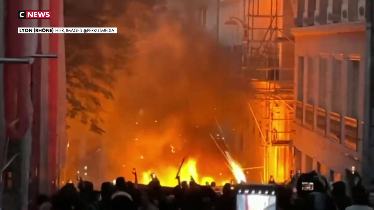 Pillages et affrontements dans les rues de Lyon