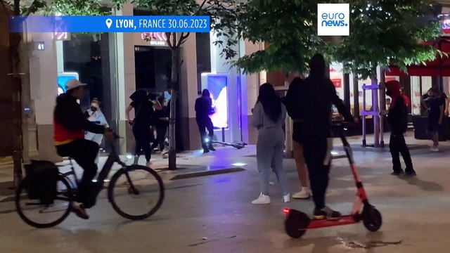 Youths clash with French police and loot in 4th night of riots triggered by fatal police shooting